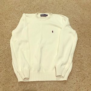 White Polo Sweater- worn twice